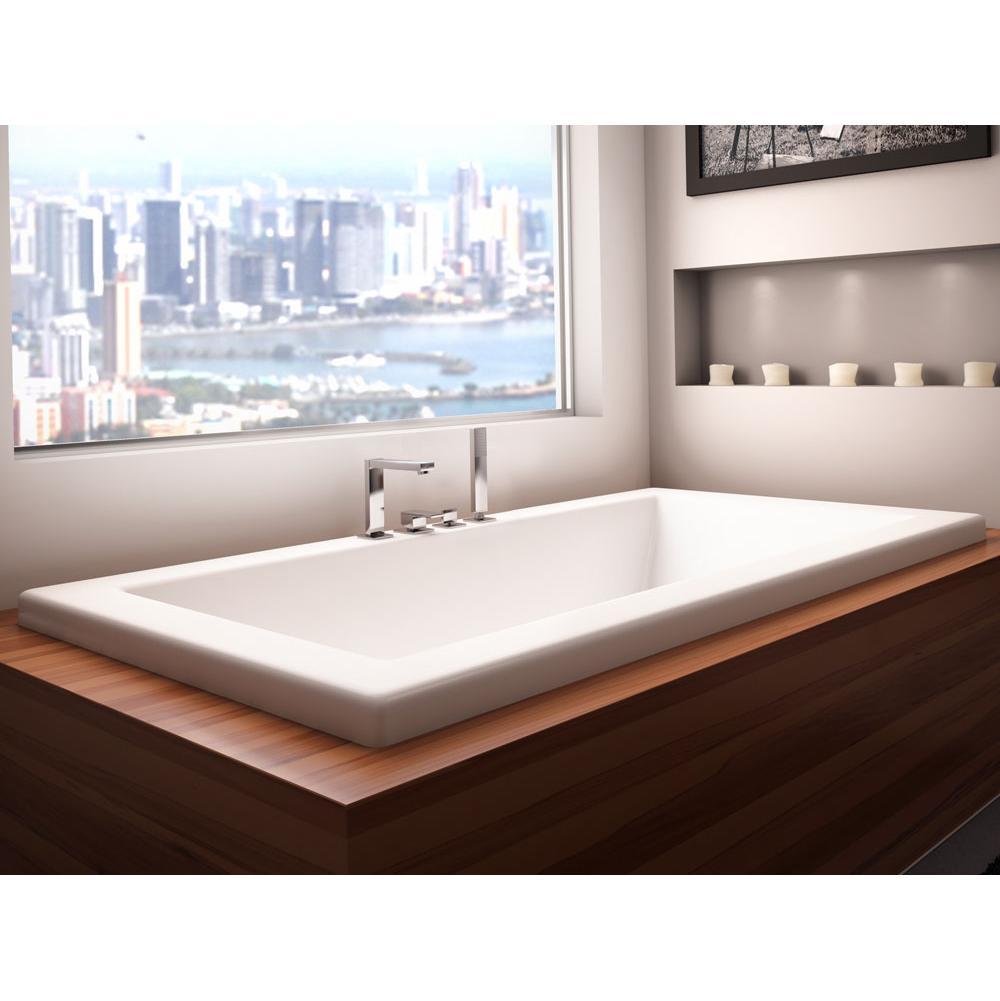 Neptune ZEN bathtub 32x72 with armrests and 2'' top lip, Mass-Air/Activ-Air, Biscuit