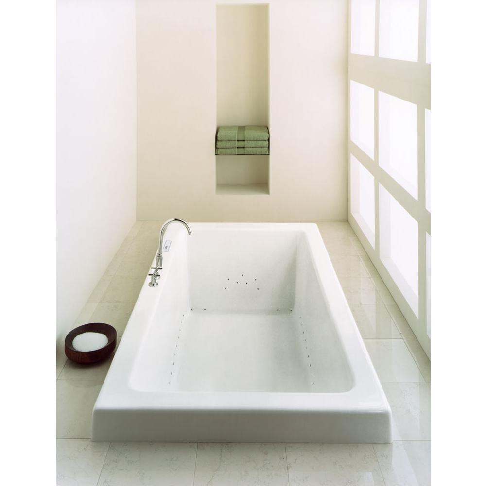 Neptune ZEN bathtub 36x72 with armrests and 2'' top lip, Mass-Air, Biscuit